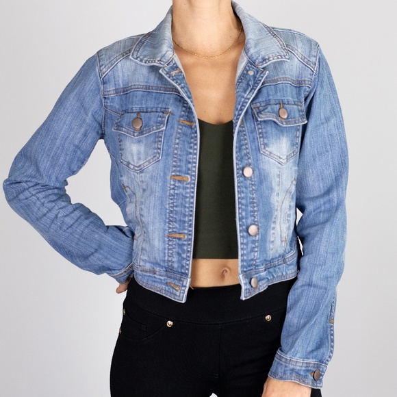 Small Cropped Jean Jacket - Picture 7 of 11
